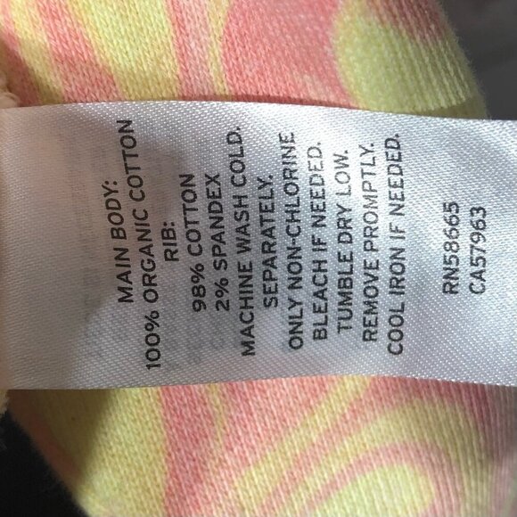 BP Nordstrom Tie Dye Sweatshirt Pullover Pink and Yellow XS - Picture 10 of 11